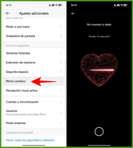 Ritmo Cardiaco Xiaomi Huellas