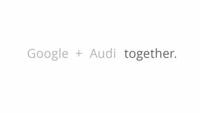 Google + Audi