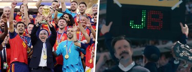 Apple se coló en la victoria de España con un detalle en el estadio que solo los fans de 'Ted Lasso' entendieron