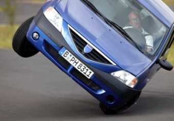 Dacia Logan y la prueba del alce