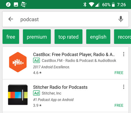 Google Play estaría experimentando con filtros de apps gratis o de pago en las búsquedas