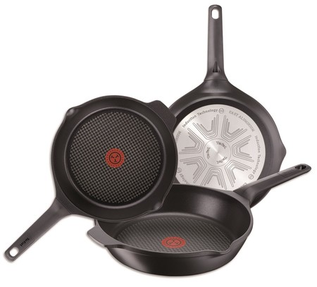 Oferta flash en el set de tres sartenes de aluminio Tefal Aroma: hasta medianoche cuesta 72,99 euros en Amazon