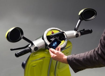 Mini Scooter E Concept: la moto que usa un iPhone como llave maestra