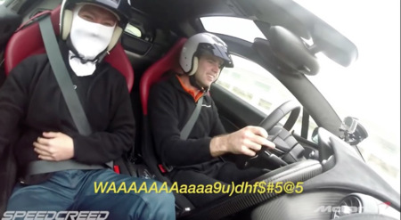 Pasajeros reaccionan a un McLaren P1