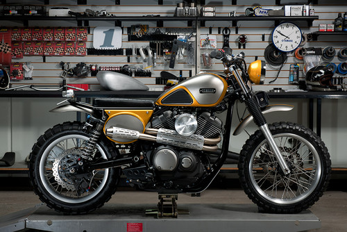 Directa al pasado, así es la Yamaha SCR950 Yard Built de Palhegyi
