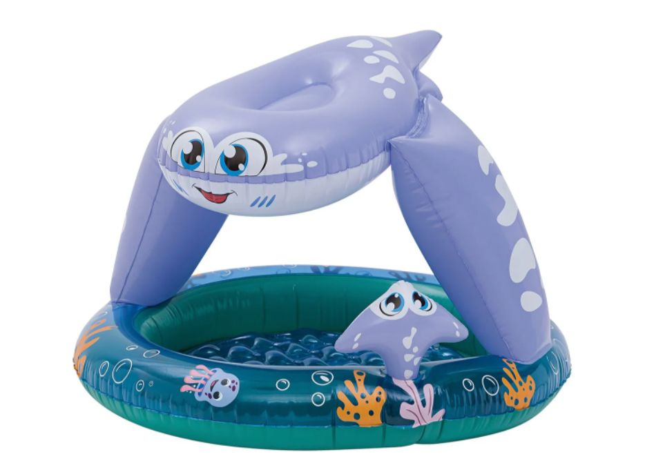 Piscina hinchable con cubierta infantil