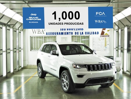 Jeep Grand Cherokee Blindada llega a 1,000 de unidades fabricadas