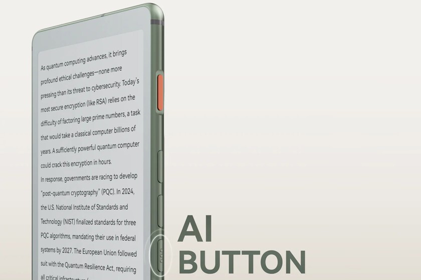 Con botón de IA dedicado y Android 16: este lector de libros deja en segundo plano el deseo de desconectar