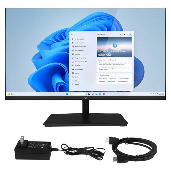 Monitor Qian 21.5 Prolite22, Plano, Full Hd 1920×1080, Panel Va, 100hz