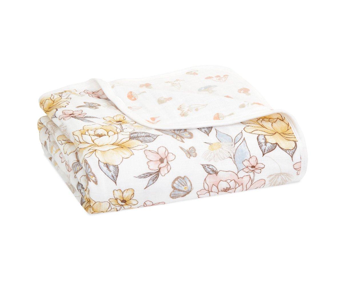 Manta de muselina estampada