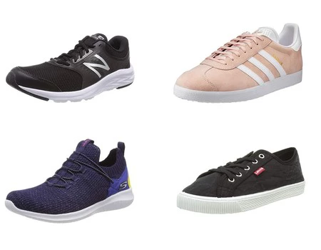 Chollos en tallas sueltas de zapatillas New Balance, Adidas, Skechers y Levi's  en Amazon