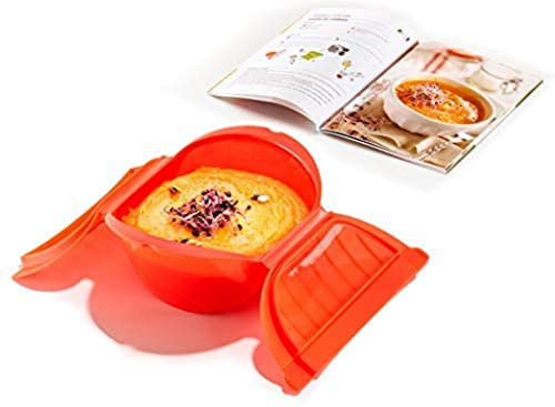 Lékué Kit Estuche de vapor Hondo para 3/4 personas