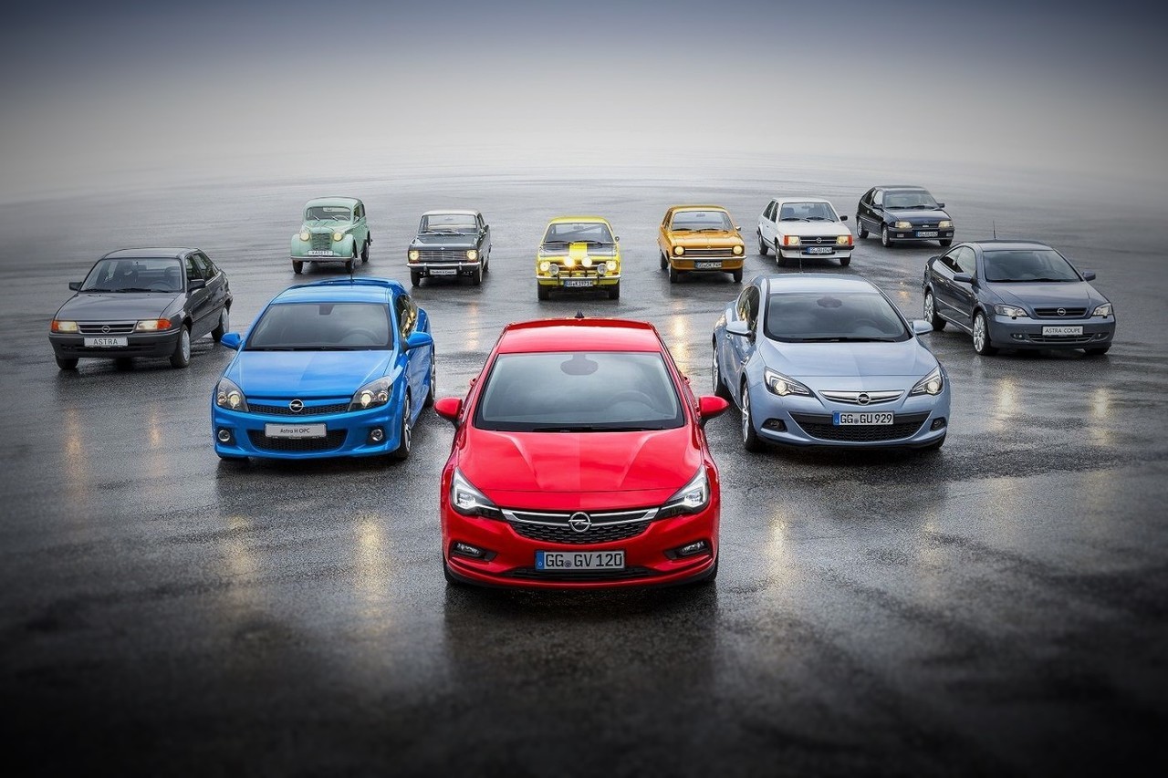 Del Opel Kadett 1 al Opel Astra K, un repaso a las once generaciones del compacto alemán