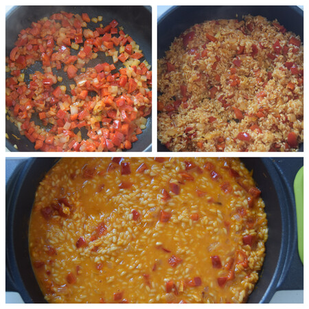 Arroz de tamboril paso a paso