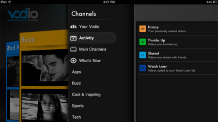 Vodio actualizado para ser una plataforma de vídeo cada vez más completa en iPad