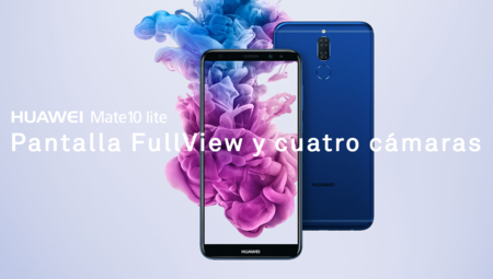 Huawei Mate 10 Lite, con pantalla de 5,9 pulgadas y cuatro cámaras, a su precio más bajo en eBay: 199,99 euros