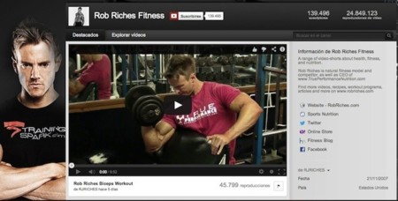 Aprender fitness en los canales de youtube