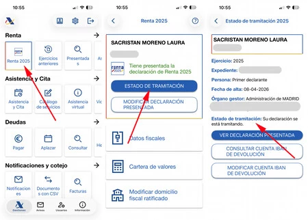 Estado Tramitacion Renta 2025