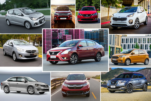 Los 23 autos más vendidos en México durante la primera mitad de 2017