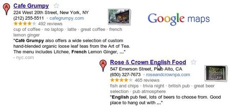 Google Maps comienza a mostrar descripciones de los negocios