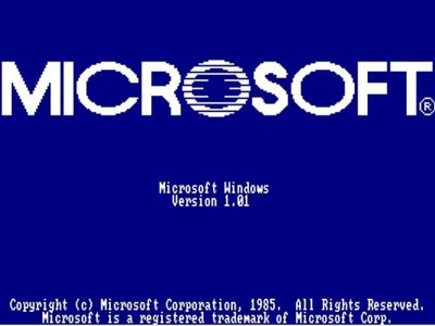 Microsoft está promocionando Windows 1.0 en 2019, y nadie sabe por qué