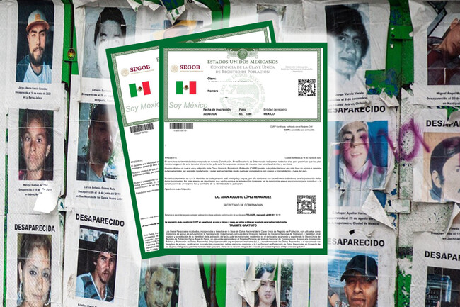 La CURP ahora mostrará si una persona está desaparecida: el Gobierno de México quiere evitar robos de identidad y rastrear movimientos