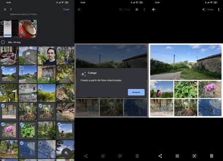Google フォト コラージュ