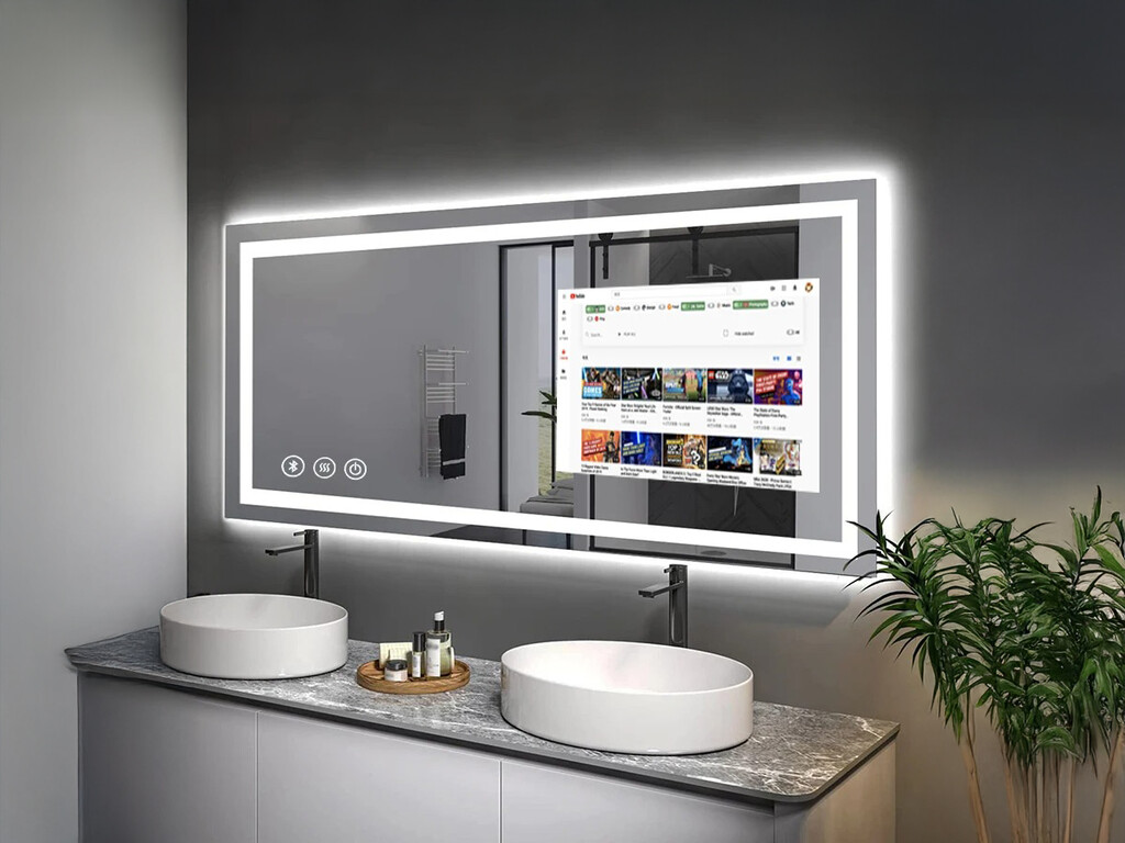 Creía que mi cuarto de baño era moderno hasta que vi espejos con WiFi y televisión. Esto es lo bueno y lo malo que tienen