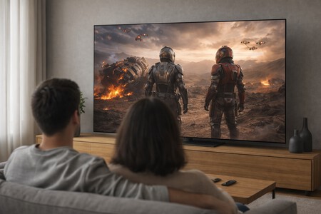 viendo una serie en una tele Samsung