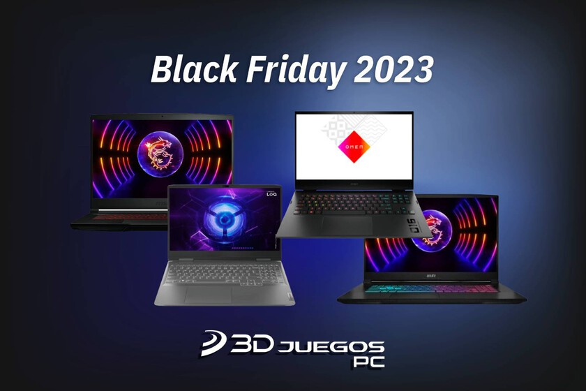 Recopilatorio portátiles gaming - Black Friday 2023 - 3DJuegos PC