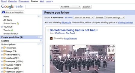 Suscribete a feeds con contraseña en Google Reader