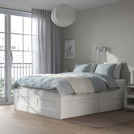 Brimnes Estructura Cama Con Almacenaje Blanco Luroy 1101953 Pe866879 S5