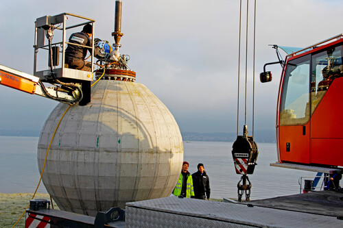 Germany is testing giant spheres under the sea to store renewables