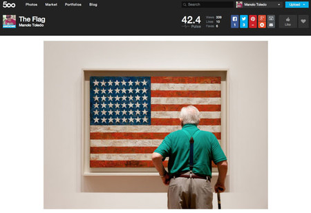 500px actualiza y rediseña la página de foto, añadiendo la navegación con atajos de teclado