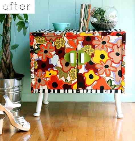 Antes y después: un aparador Pop Art