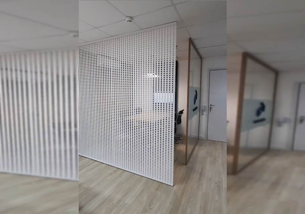 Dividir la habitación con paredes que se esconden y sin obras. Esta es la solución que además sirve para decorar la casa
