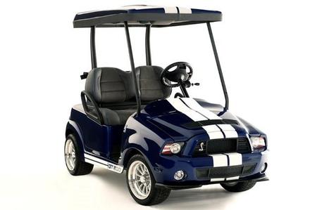 Juega con estilo: Shelby GT500 Golf Cart