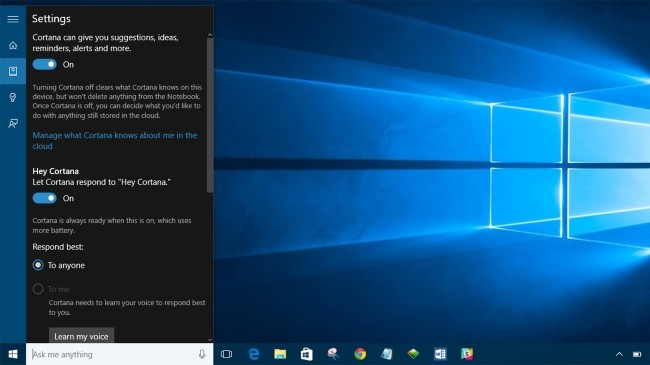 Cortana Win10 Dos