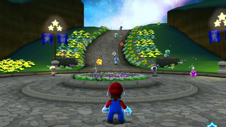 Comienzo de Super Mario Galaxy