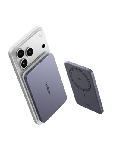Power bank magnética ultra delgada UGREEN Qi2 de 15 W