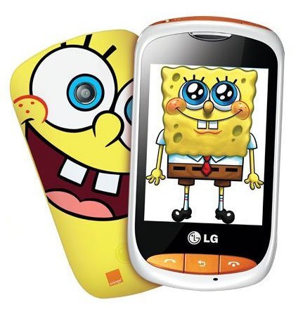 LG Cookie Style T310 edición Bob Esponja, la telefonía llega a Fondo Bikini de la mano de Orange
