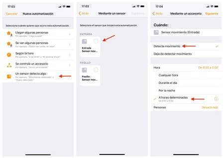 Automatizar Luces Homekit Sensor 1