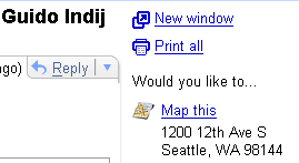 Map This en Gmail