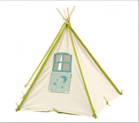 Tienda de indios por detrás