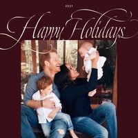 La emotiva tarjeta navideña de Meghan Markle y el príncipe Harry donde presentan a su hija Lilibet Diana 