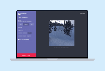 Kapwing, convierte tus vídeos en stop motion fácil, gratis y rápido desde la web