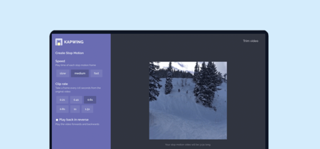 Kapwing, convierte tus vídeos en stop motion fácil, gratis y rápido desde la web