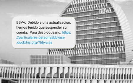 BBVA investiga un nuevo ataque phishing que llega por SMS y avisa de la supuesta suspensión de la cuenta bancaria
