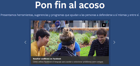 Centro de Prevención del Acoso en Facebook: un conjunto de herramientas para prevenir y actuar
