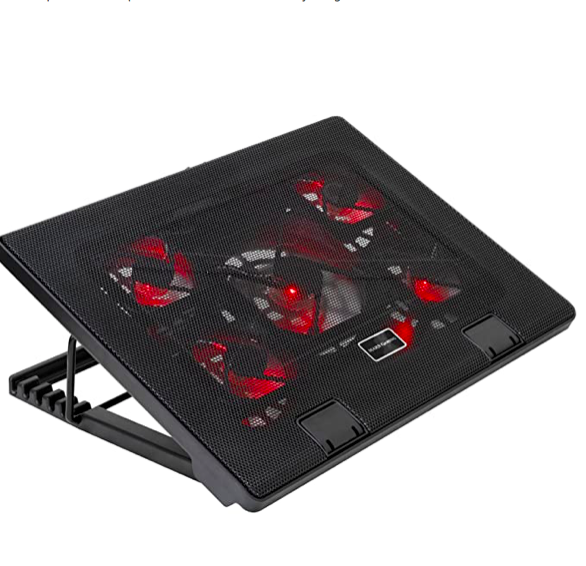 Mars Gaming MNBC2, Base Refrigeradora PC, 5 Ventiladores LED, 2x USB 2.0, 17.3'', Negro Mars Gaming MNBC2, Base Refrigeradora PC, 5 Ventiladores LED, 2x USB 2.0, 17.3'', Negro
